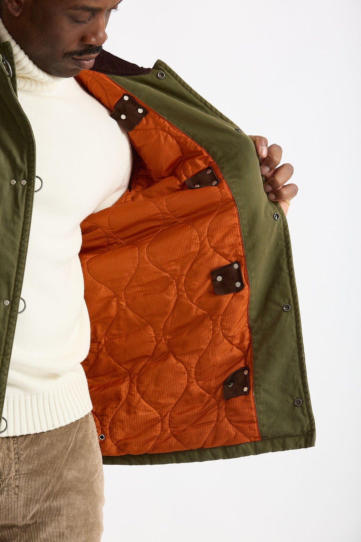 Giubbotto ARCHIVE verde militare men Fay - 10