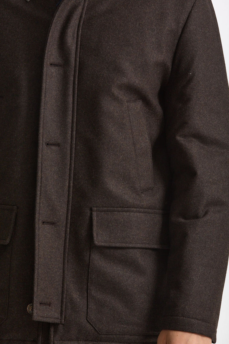Piumino tre quarti marrone men Fay - 8