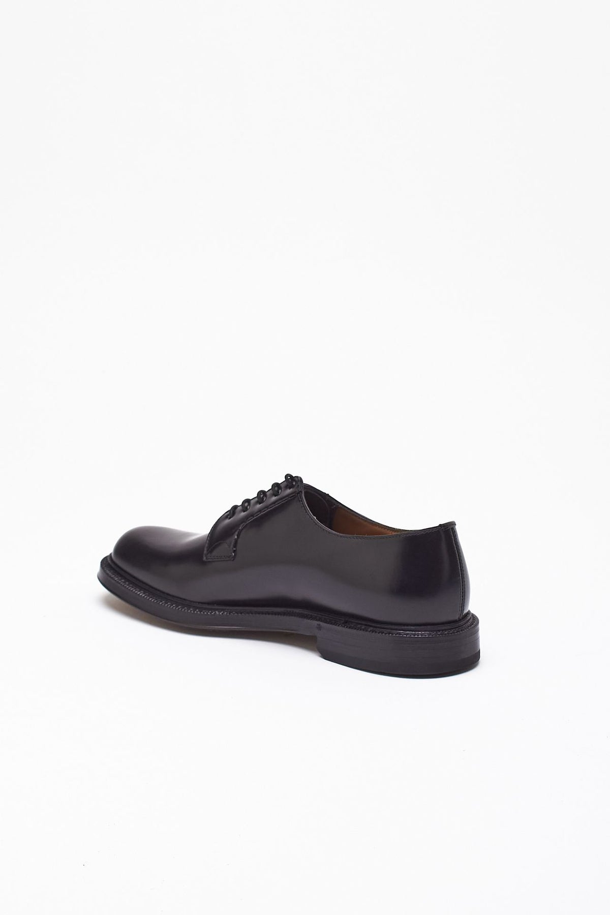 Scarpe stringate 1204 POLISHED NERO in pelle men Green george - 4