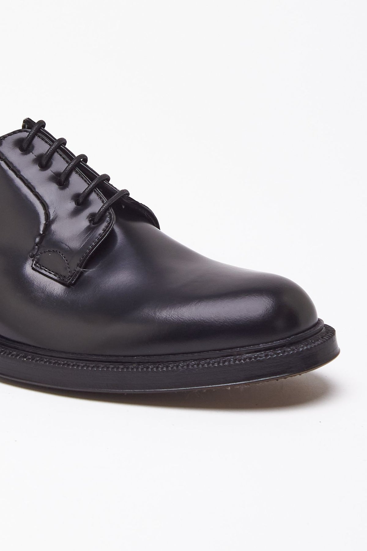 Scarpe stringate 1204 POLISHED NERO in pelle men Green george - 6