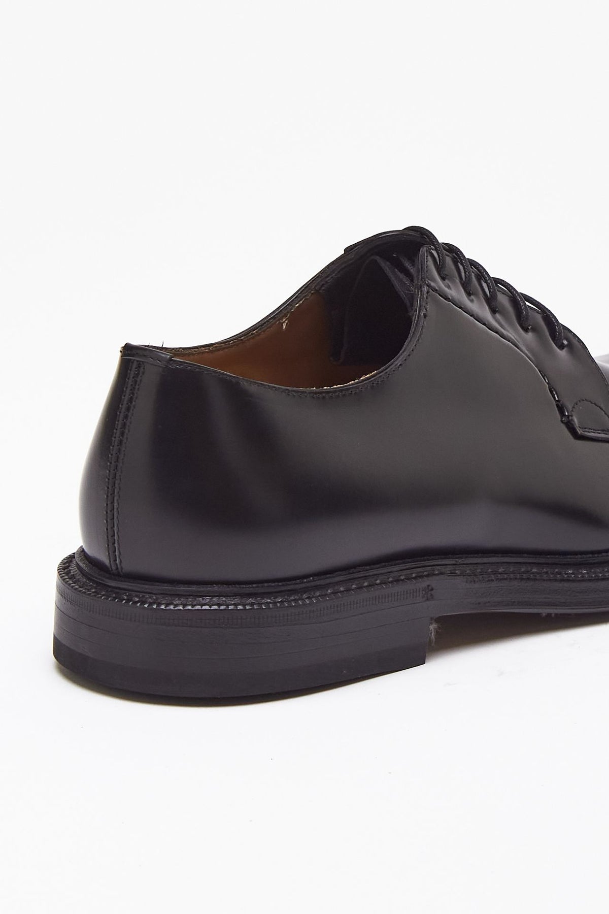 Scarpe stringate 1204 POLISHED NERO in pelle men Green george - 7