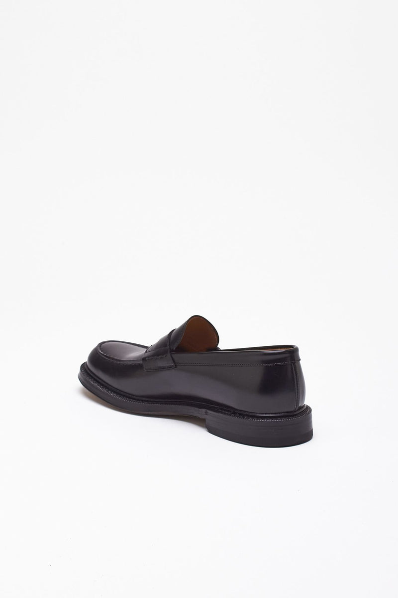 Mocassini 1203 POLISHED NERO in pelle men Green george - 4
