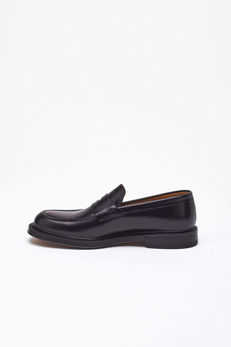 Mocassini 1203 POLISHED NERO in pelle men Green george - 5