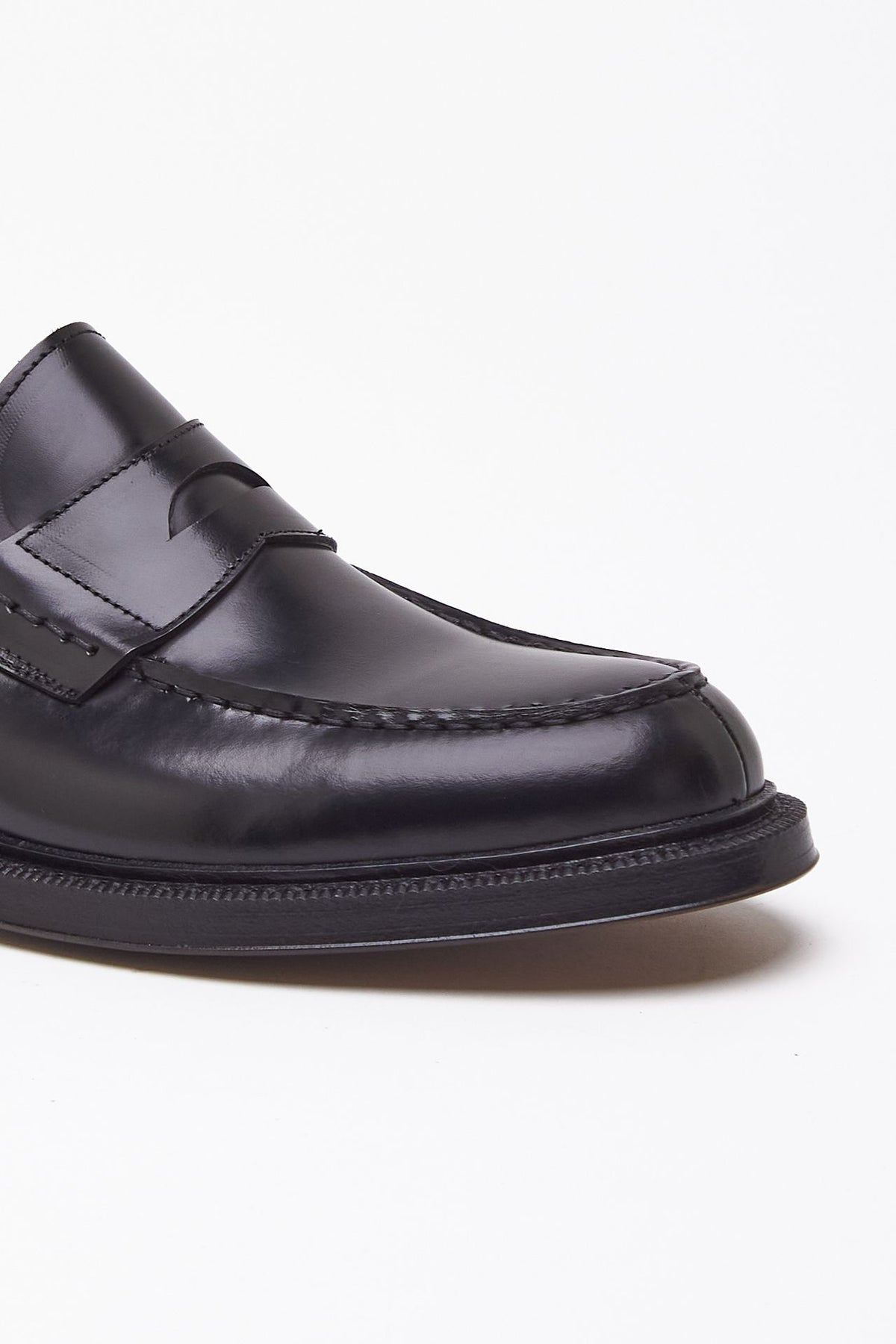 Mocassini 1203 POLISHED NERO in pelle men Green george - 6