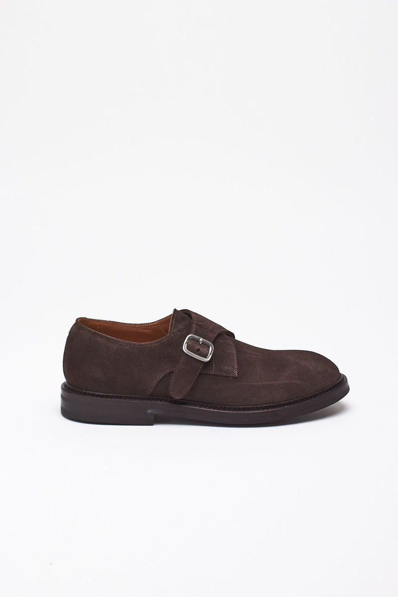 Scarpe con fibbia 8049 LIGHT 181 in pelle scamosciata men Green george - 1