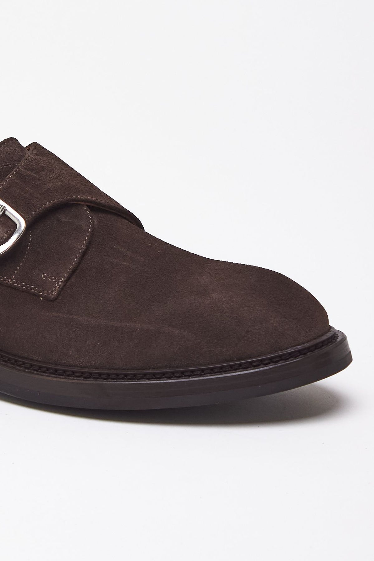 Scarpe con fibbia 8049 LIGHT 181 in pelle scamosciata men Green george - 6