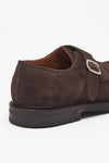 Scarpe con fibbia 8049 LIGHT 181 in pelle scamosciata men Green george - 2