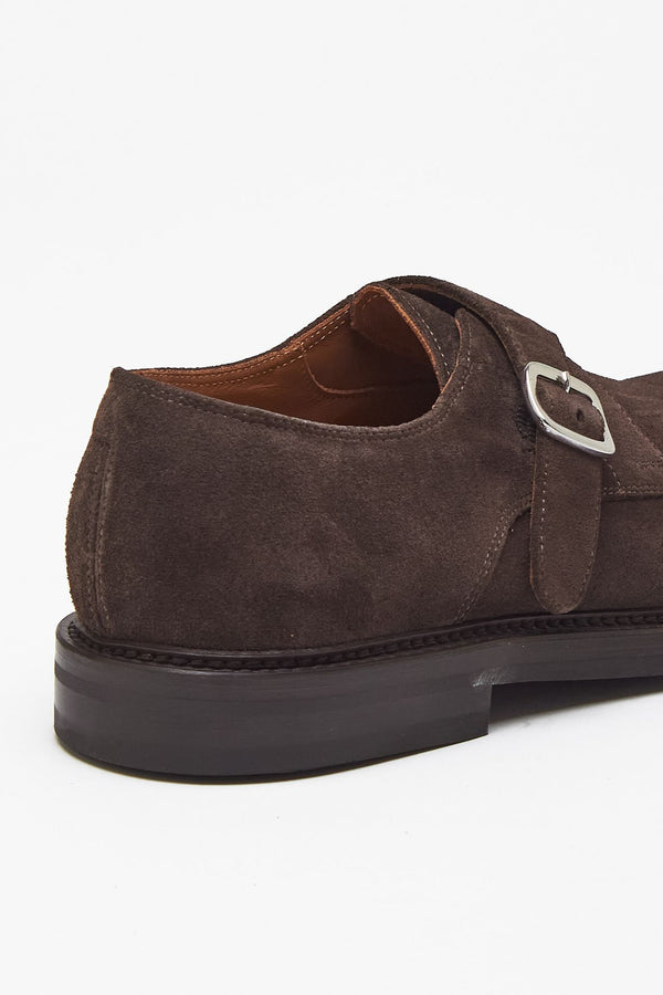 Scarpe con fibbia 8049 LIGHT 181 in pelle scamosciata men Green george