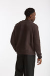 Maglia girocollo in lana marrone men Grifoni - 3