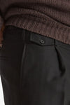 Pantalone Pinces in misto lana stretch nero men Grifoni - 8