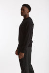 Maglia serafino in lana nero men Grifoni - 1