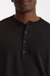 Maglia serafino in lana nero men Grifoni - 2