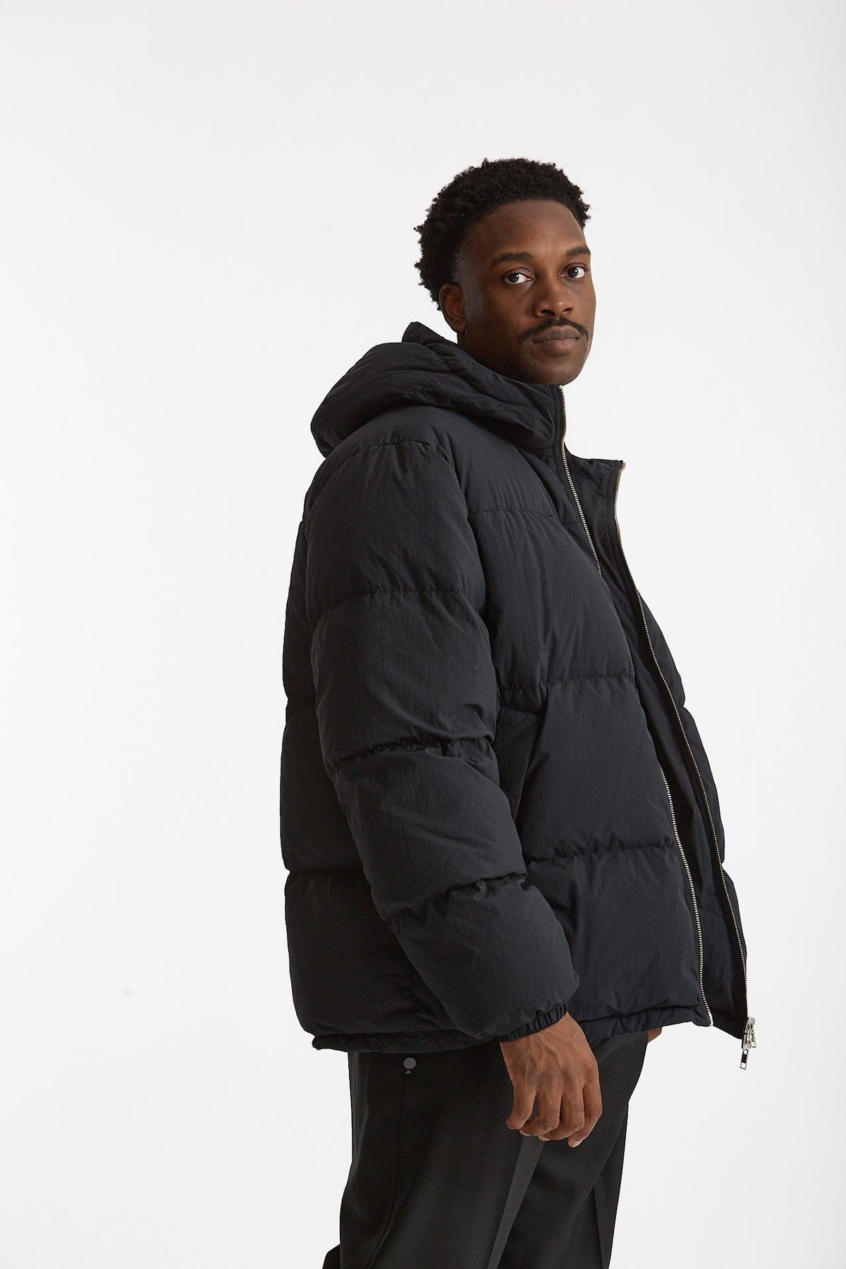 Piumino in nylon reversibile nero men Grifoni - 4