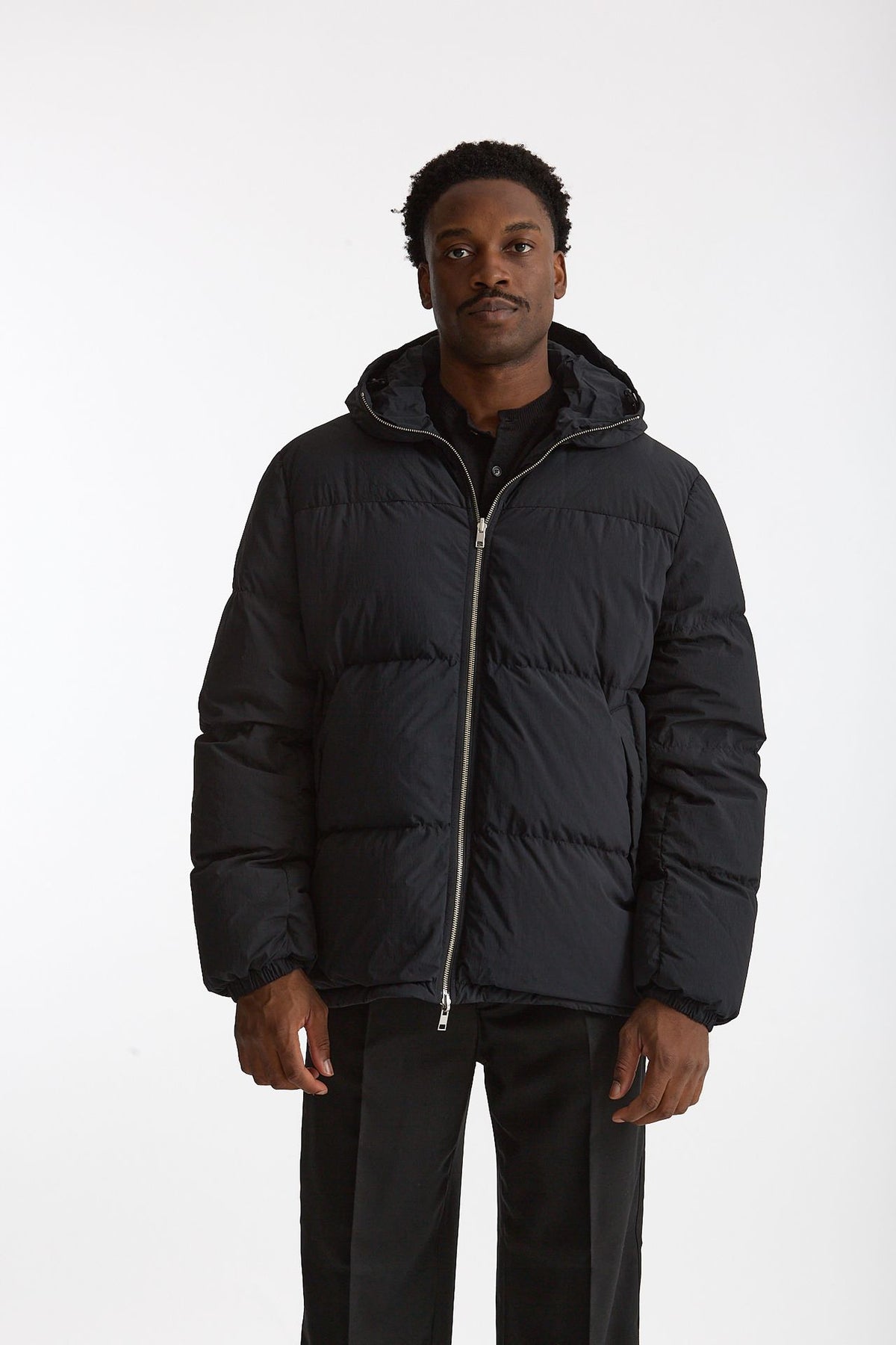 Piumino in nylon reversibile nero men Grifoni - 5
