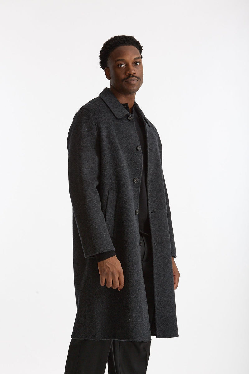 Cappotto monopetto grigio antracite men Grifoni - 1