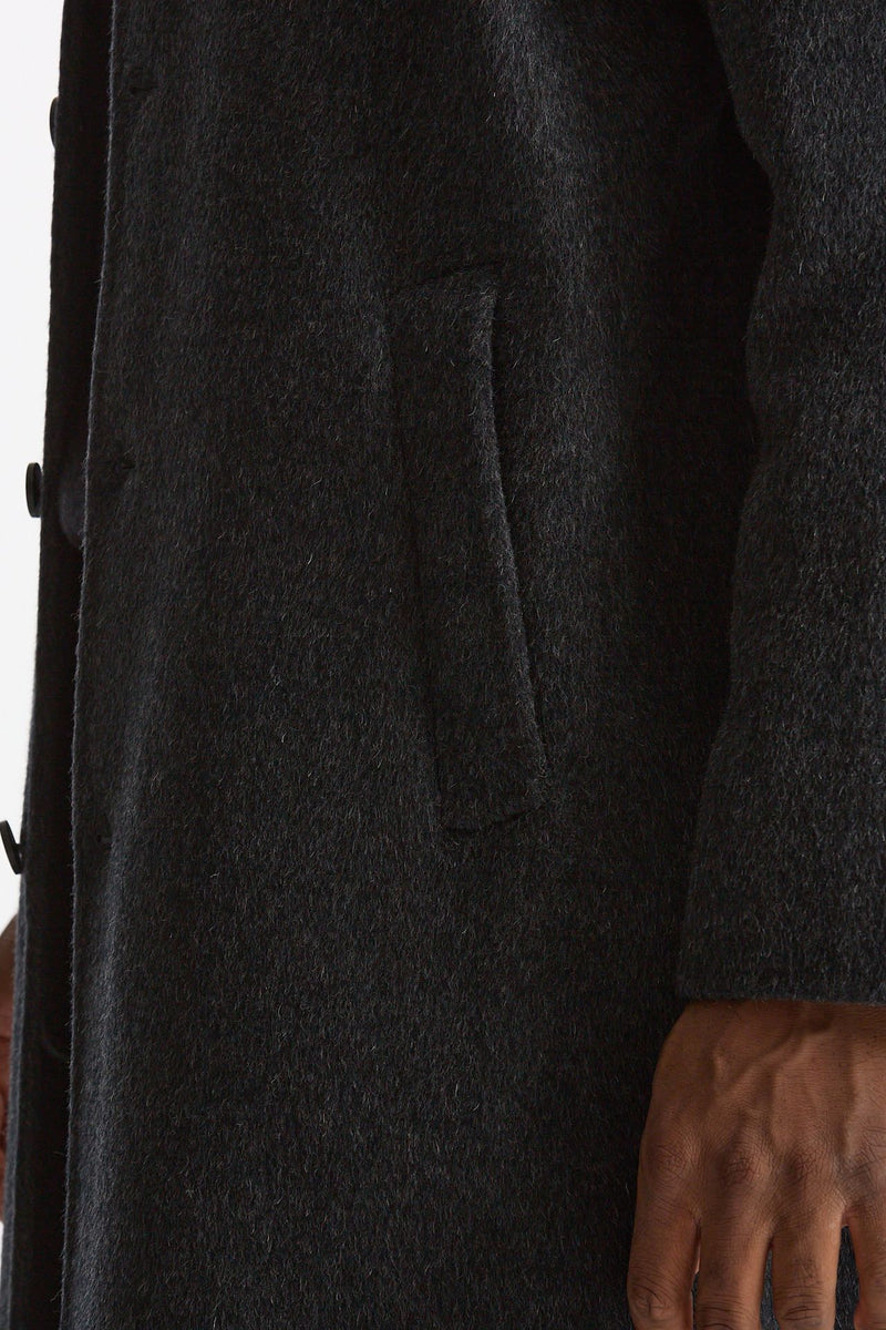 Cappotto monopetto grigio antracite men Grifoni - 2