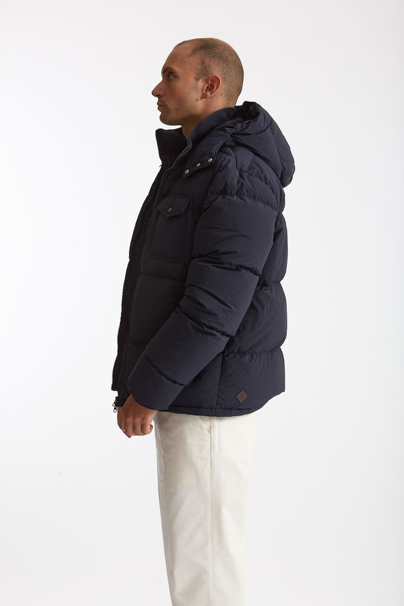 Piumino in nylon stretch blu men Grifoni - 4