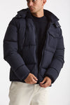 Piumino in nylon stretch blu men Grifoni - 1