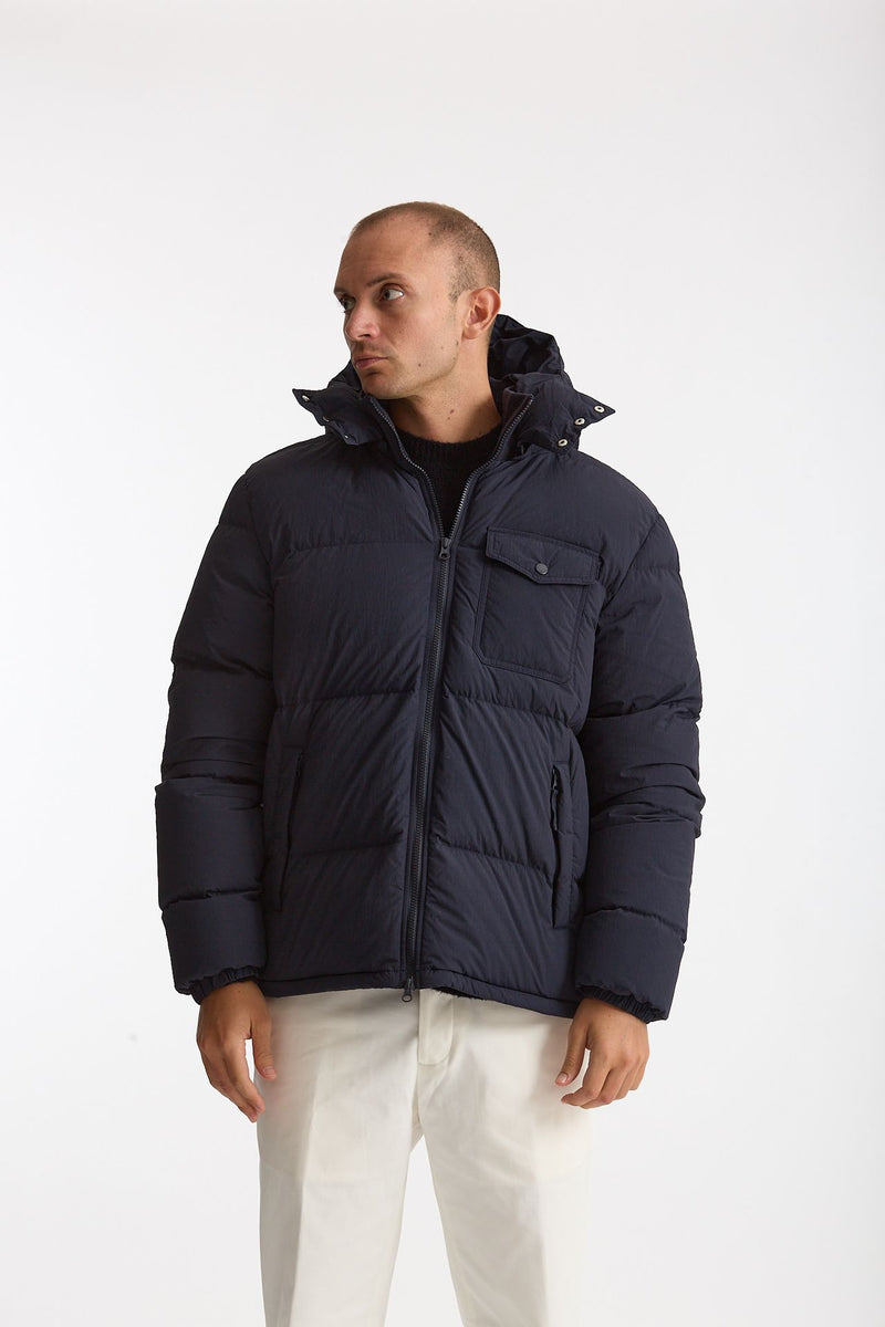 Piumino in nylon stretch blu men Grifoni - 6