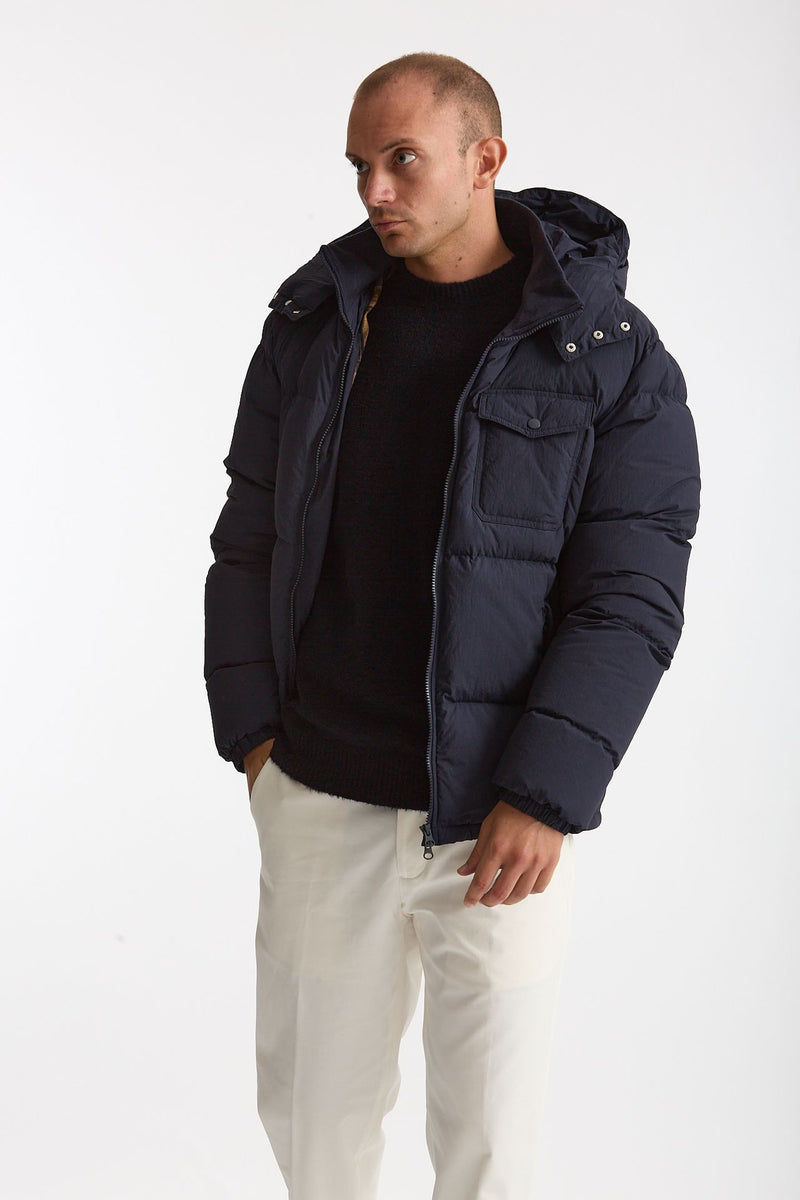 Piumino in nylon stretch blu men Grifoni - 3