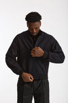 Giubbino in lana e cotone blu men Grifoni - 5