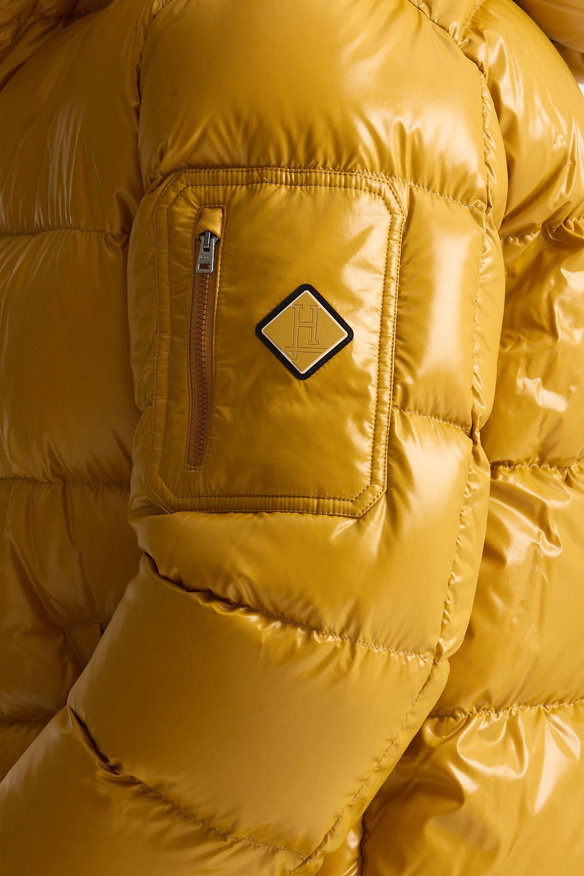 Piumino in nylon lucido giallo men Herno - 2
