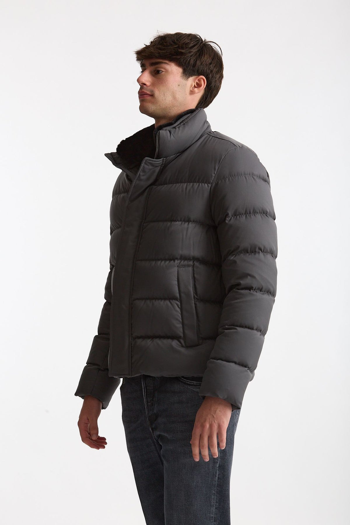 Piumino in nylon grigio men Herno - 3