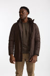 Parka imbottito in nylon marrone men Herno - 2