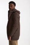 Parka imbottito in nylon marrone men Herno - 3