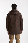 Parka imbottito in nylon marrone men Herno - 4