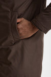 Parka imbottito in nylon marrone men Herno - 5