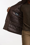 Parka imbottito in nylon marrone men Herno - 7