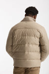 Piumino esterno in lana e seta beige men Herno - 8