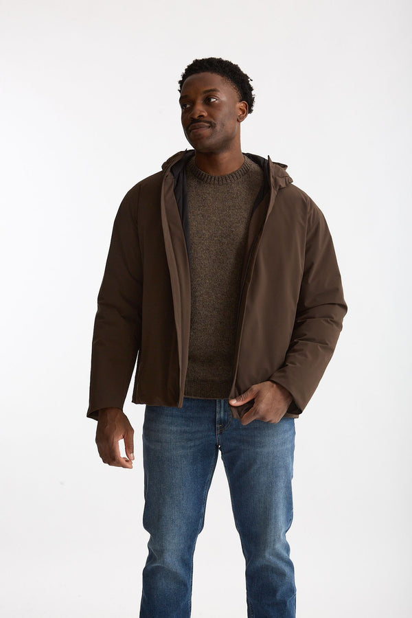 Piumino NEW IMPACT marrone men Herno