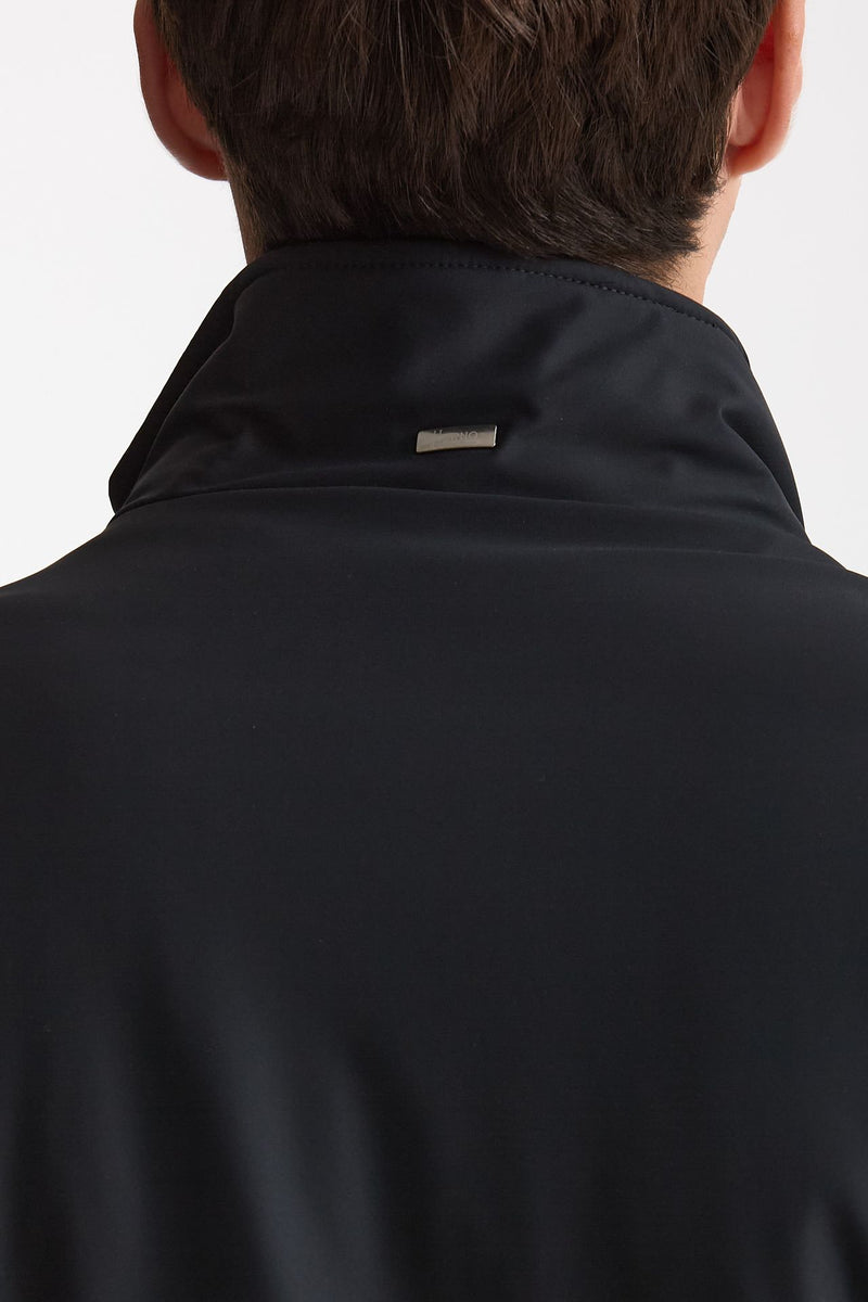 Giubbino esterno in nylon stretch blu men Herno - 6