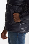 Piumino blu in nylon lucido men Herno - 7