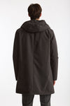 Parka esterno in nylon grigio antracite men Herno - 3