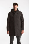 Parka esterno in nylon grigio antracite men Herno - 7