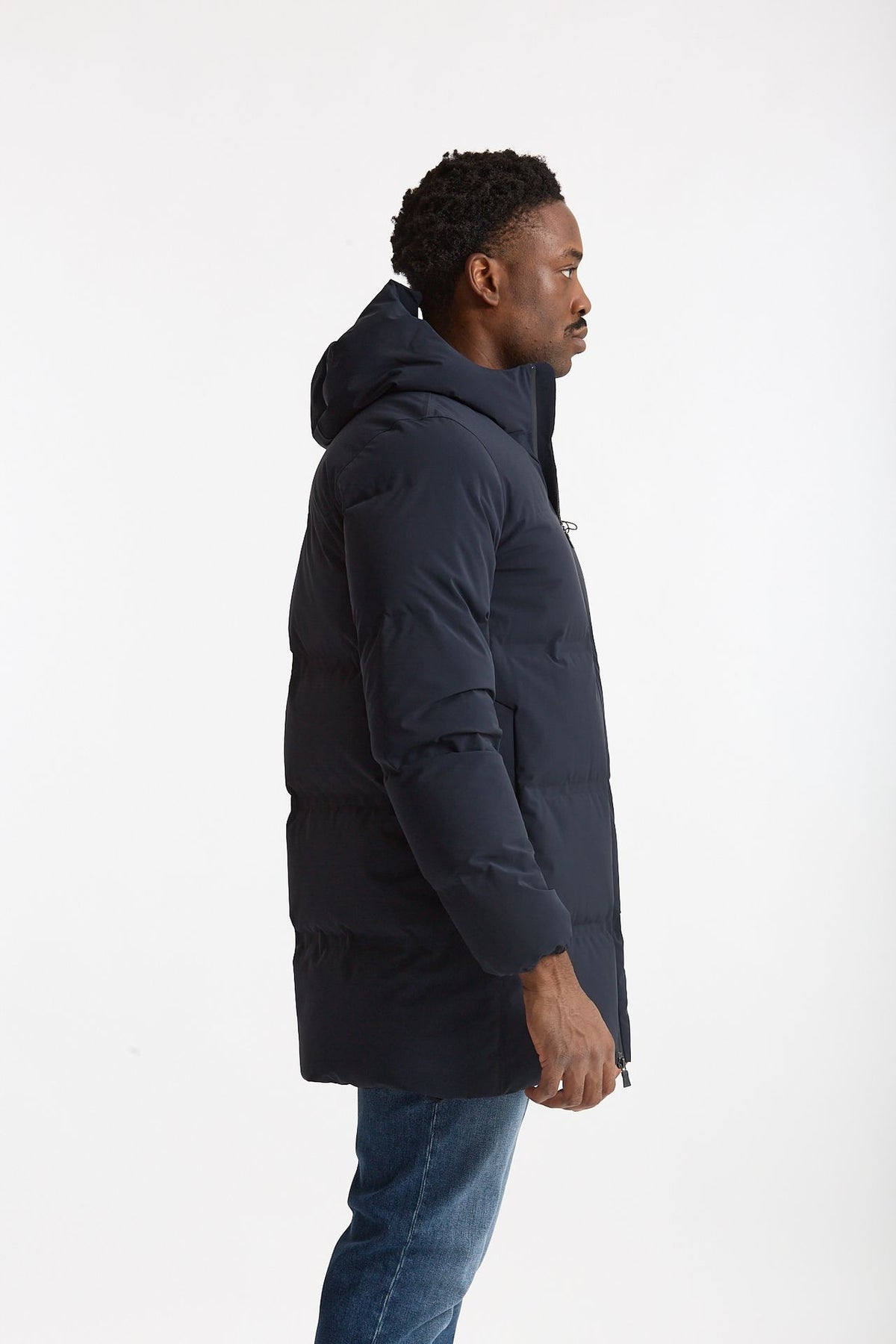 Piumino NEW IMPACT lungo blu men Herno - 5