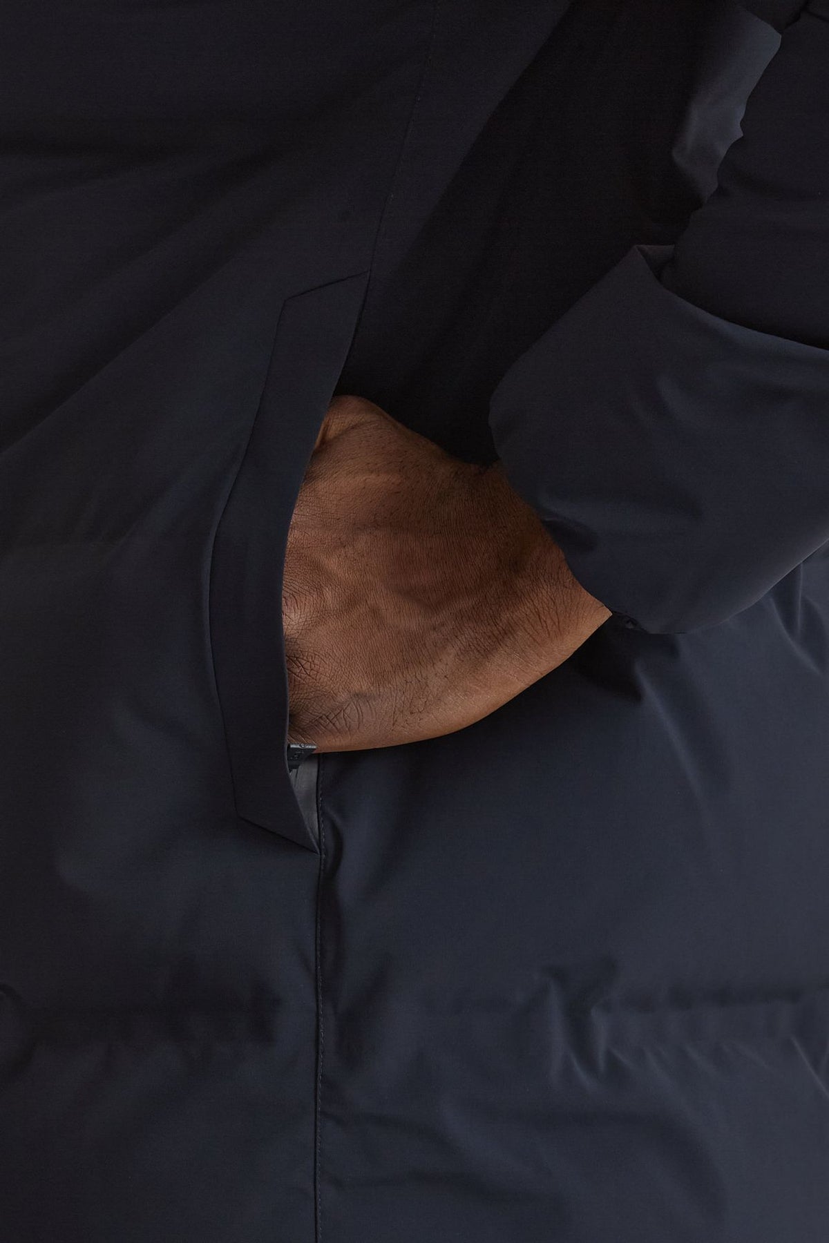 Piumino NEW IMPACT lungo blu men Herno - 6