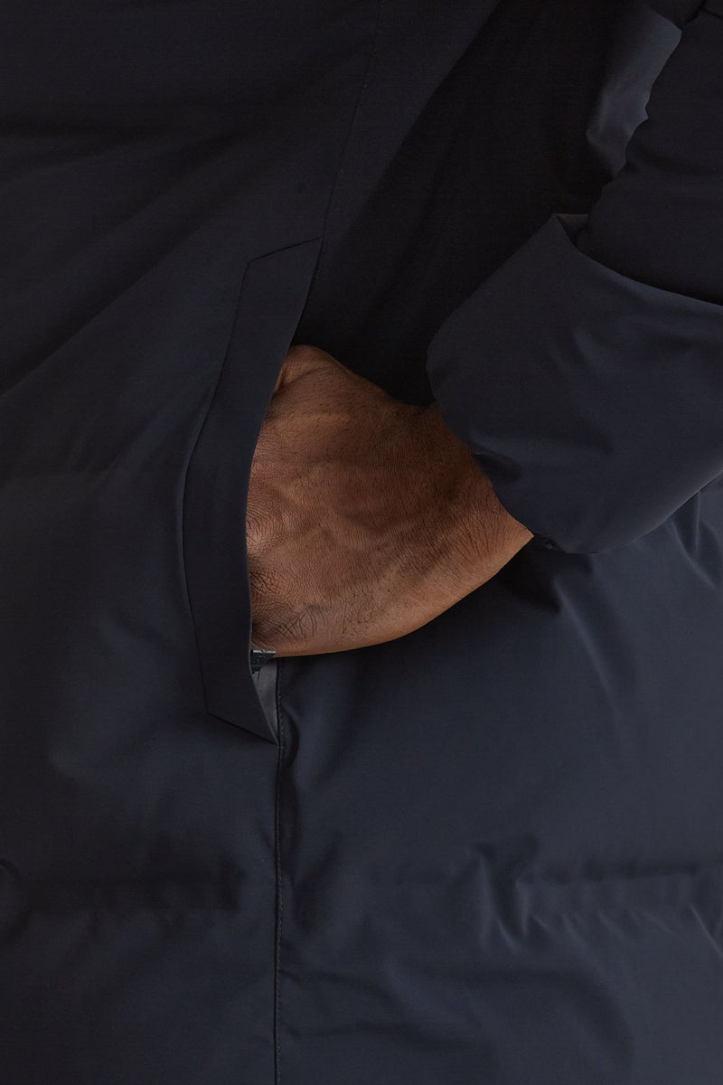 Piumino NEW IMPACT lungo blu men Herno - 6