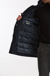 Parka in nylon e viscosa blu men Herno - 6