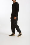 Pantalone in Jersey di viscosa grigio men Hosio - 4
