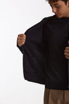 Maglia full zip in lana merino blu men Hosio - 6