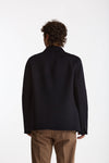 Giacca doppiopetto in lana blu men Hosio - 4