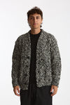 Cardigan in lana e nylon fantasia men Hosio - 2