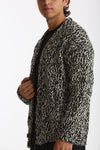 Cardigan in lana e nylon fantasia men Hosio - 4