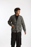 Cardigan in lana e nylon fantasia men Hosio - 5