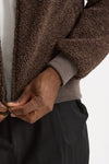 Bomber in lana marrone men Hosio - 6