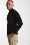 Lupetto in lana rasata blu men Hosio - 2